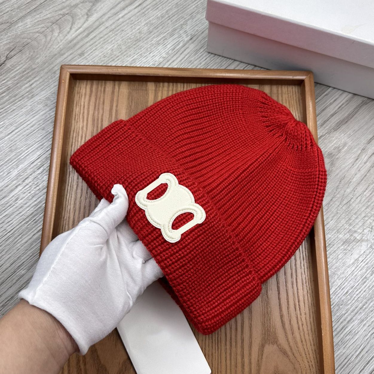 Designer beanie good material embroidery Luxury Knitted Hat Classic UNISEX trend autumn winter Elegance versatile temperament Casual fashion very nice - 4 of 8
