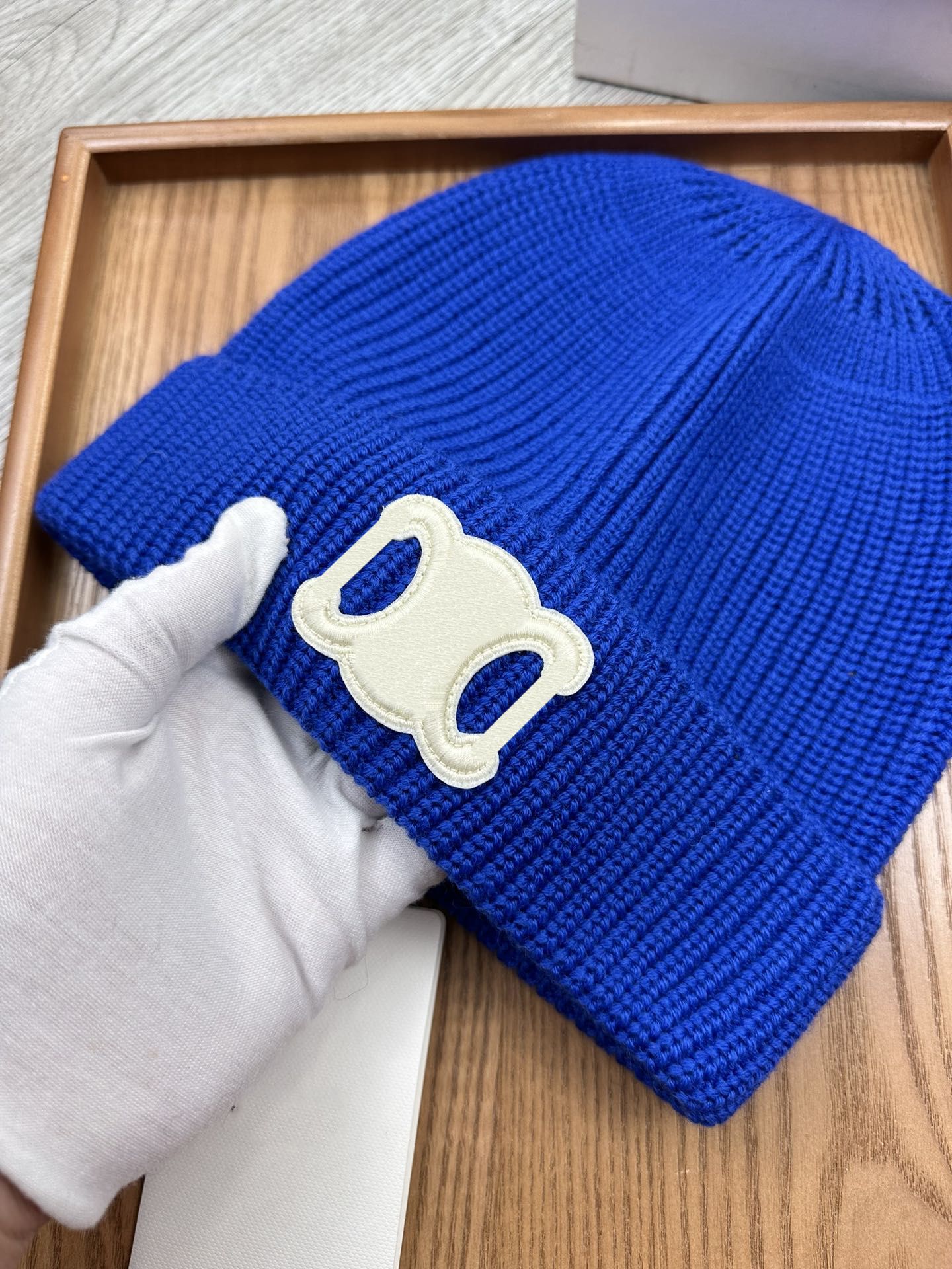 Designer beanie good material embroidery Luxury Knitted Hat Classic UNISEX trend autumn winter Elegance versatile temperament Casual fashion very nice - 6 of 8