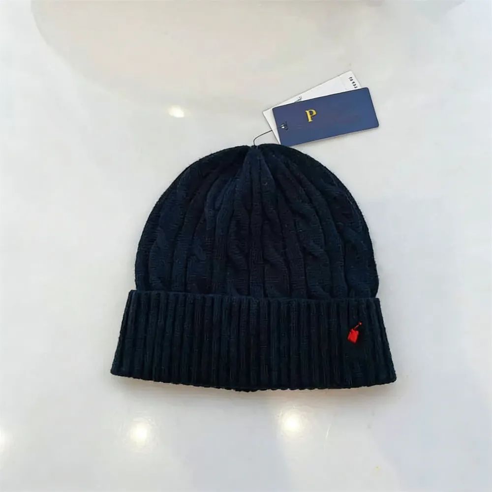 Luxury Embroidery Beanie Hat Polo Style Classic Bonnet Premium Quality Winter Warm Cap Fashion Golf Leisure Sports Designer Hats For Men Women - 3 of 8