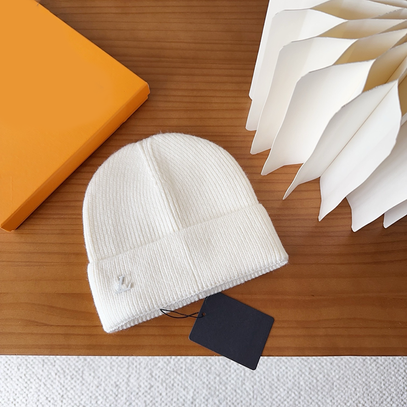 Designer Beanie Hat Knitted Winter Bonnet Woolen Women Men Warm Beanies Hats Female Bonnets Cap - 4 of 6