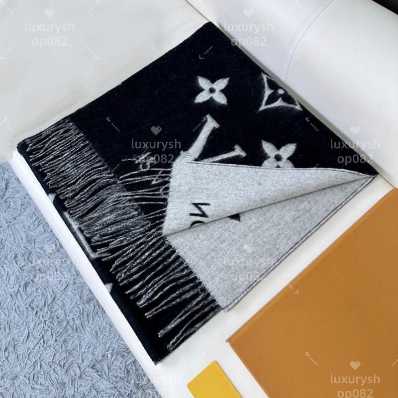 For Designer Women Mens Designers V Scarf Shawls Brand Scarves Pashmina Winter Cashmere Big Wraps Christmas Gift C530 With Box 100% - 1 of 7