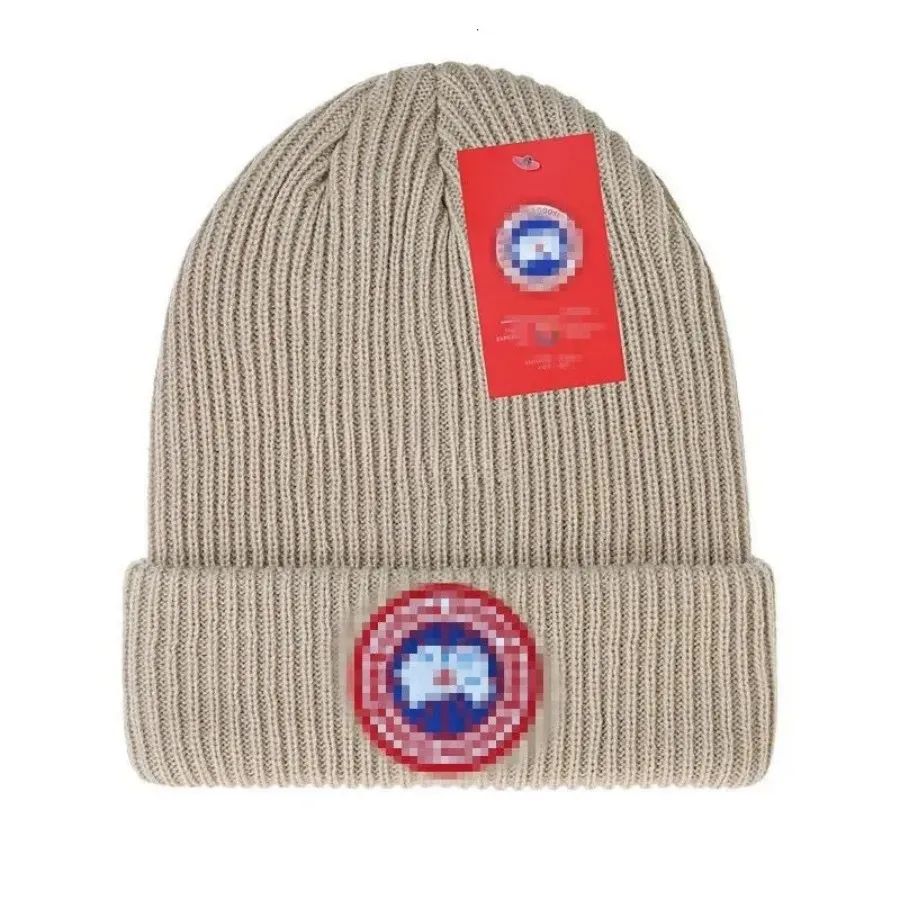 Designer Canads Goose Beanie Cashmere Men Women Cap Hat Luxury Tight-thickened Soft Winter Cap Thermal Truck Driver Sports Tennis High Quality Top - 4 of 5