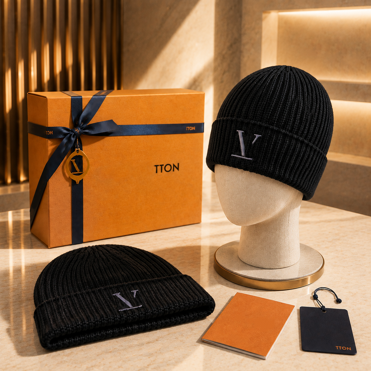 Designer Beanie Designer Ha For Men Woman Knitted Bonne Winter Hat Casual Travel Classical Luxury Beanies Black Orange Color Keep Warm Christmas Holiday - 3 of 7