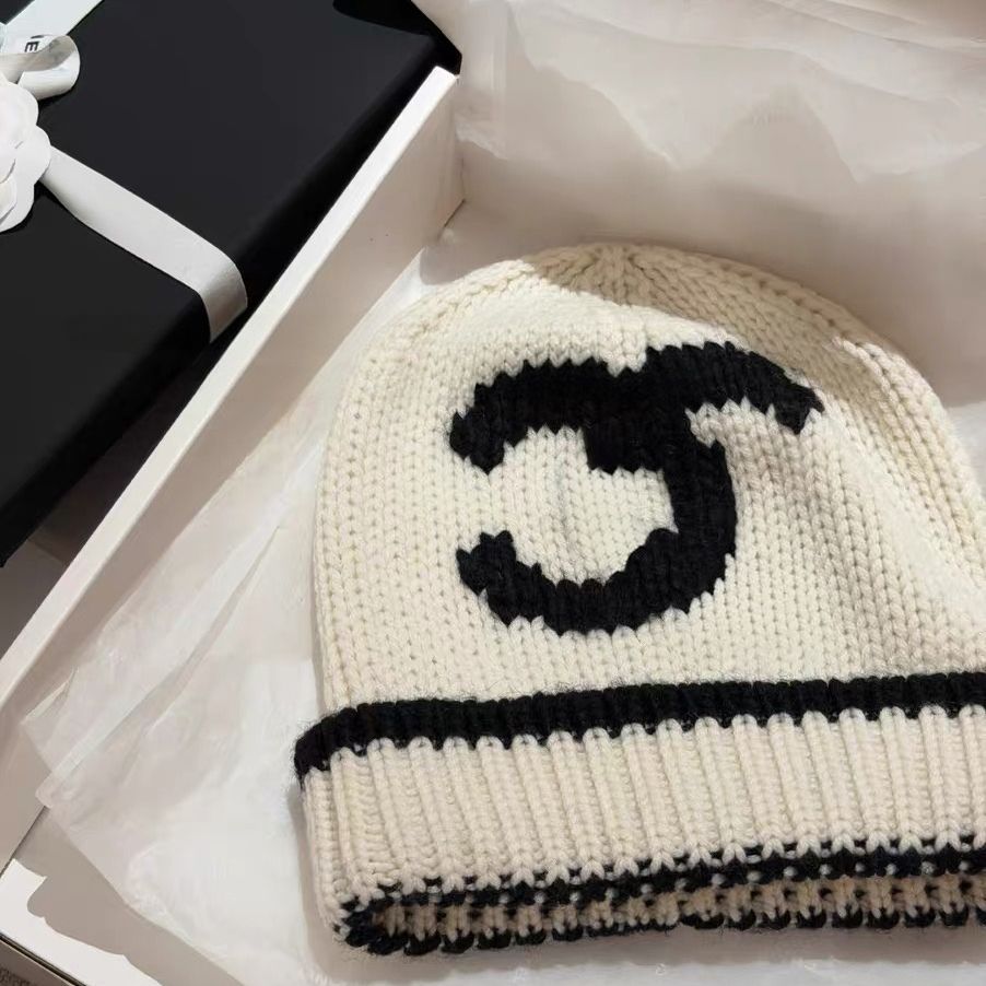 Designer Woolen Beanie Hats High Quality Knitted Winter Caps For Women Men Letter Embroidered Skull Beret Couple Hat Warm Soft Bonnets Nice Good - 3 of 5