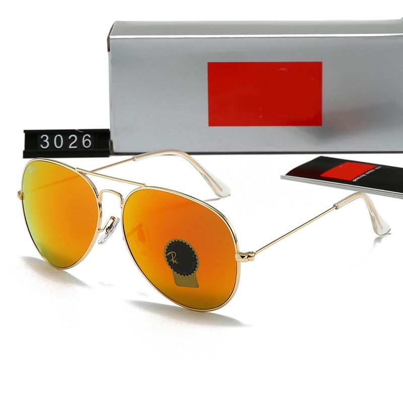 Sunglasses High Quality 3026 For Women Luxury Pilot Classic Men's Designer Eyeglasses 2026 Summer sun glasses with Case - 3 of 7