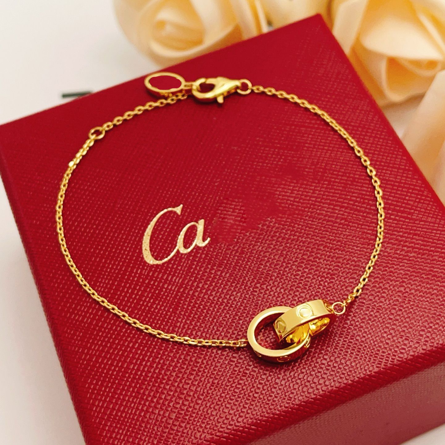 For Women Luxury Jewlery Bracelets Designer Jewelry Gold Bracelet Diamond Bangle - 1 of 8