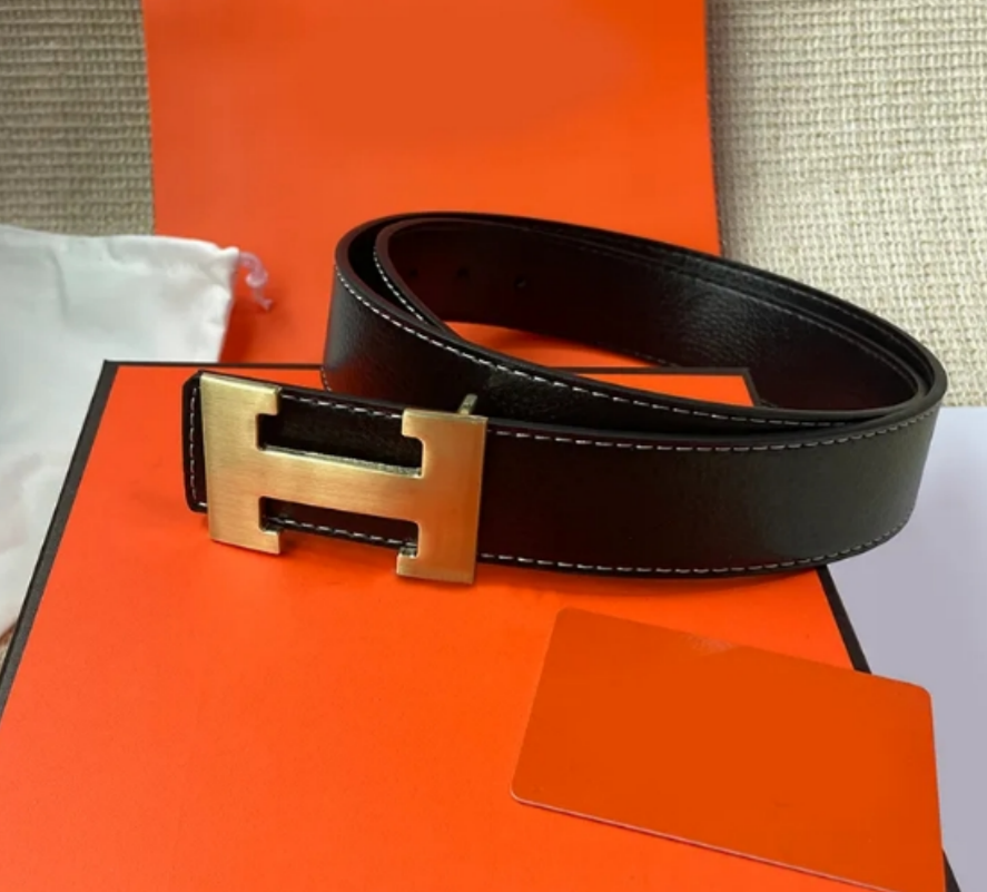 Belt designer Luxury mens belts H for women Ceinture business leather High quality luxury Waistband Cintura classic men belt with box - 1 of 3