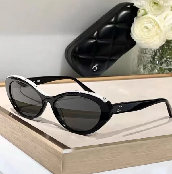 Sunglasses for Fashion Glasses oval frame Designer sunglass women luxury monogram high quality sunglasses Lunette - 1 of 3