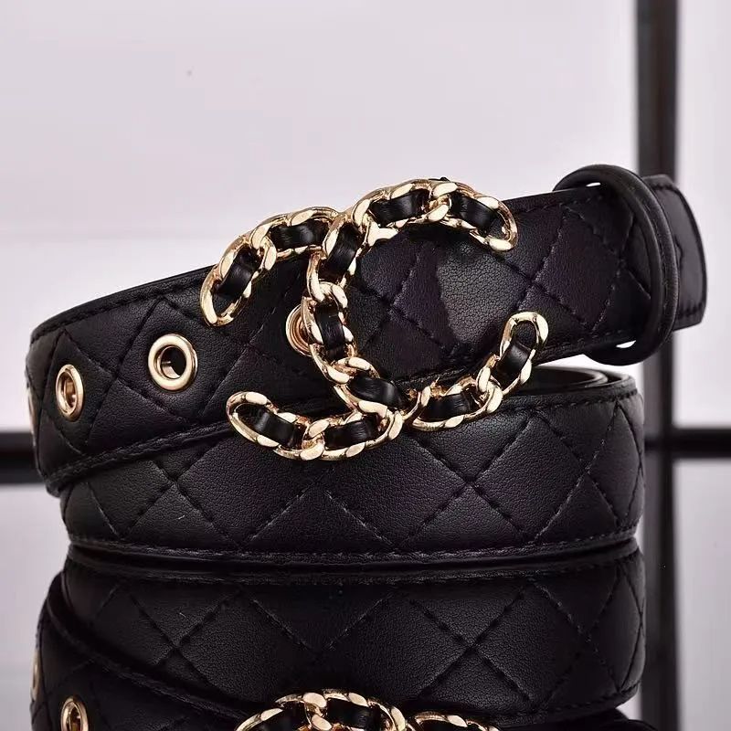 Designer belt designer high quality top brand Belts Cowgirl Fashionable Women Garter Wrap Metal Buckle Leisure Black 2026 new trend casual - 2 of 8