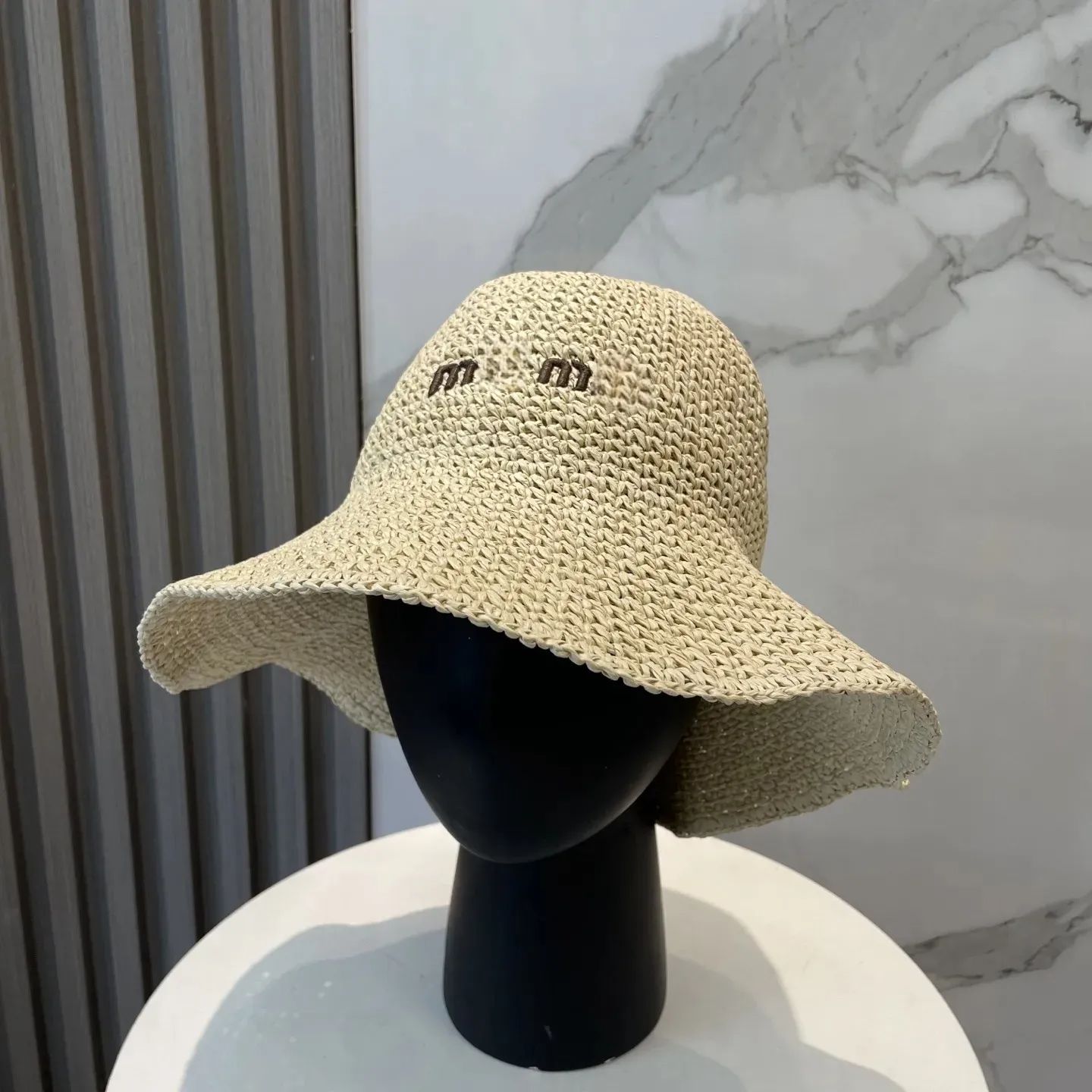 Designer Bucket Hat Summer Straw hat wide brim sun hat beach hat straw hat designers women designer hat for women prevent sun protection holiday hats - 4 of 7