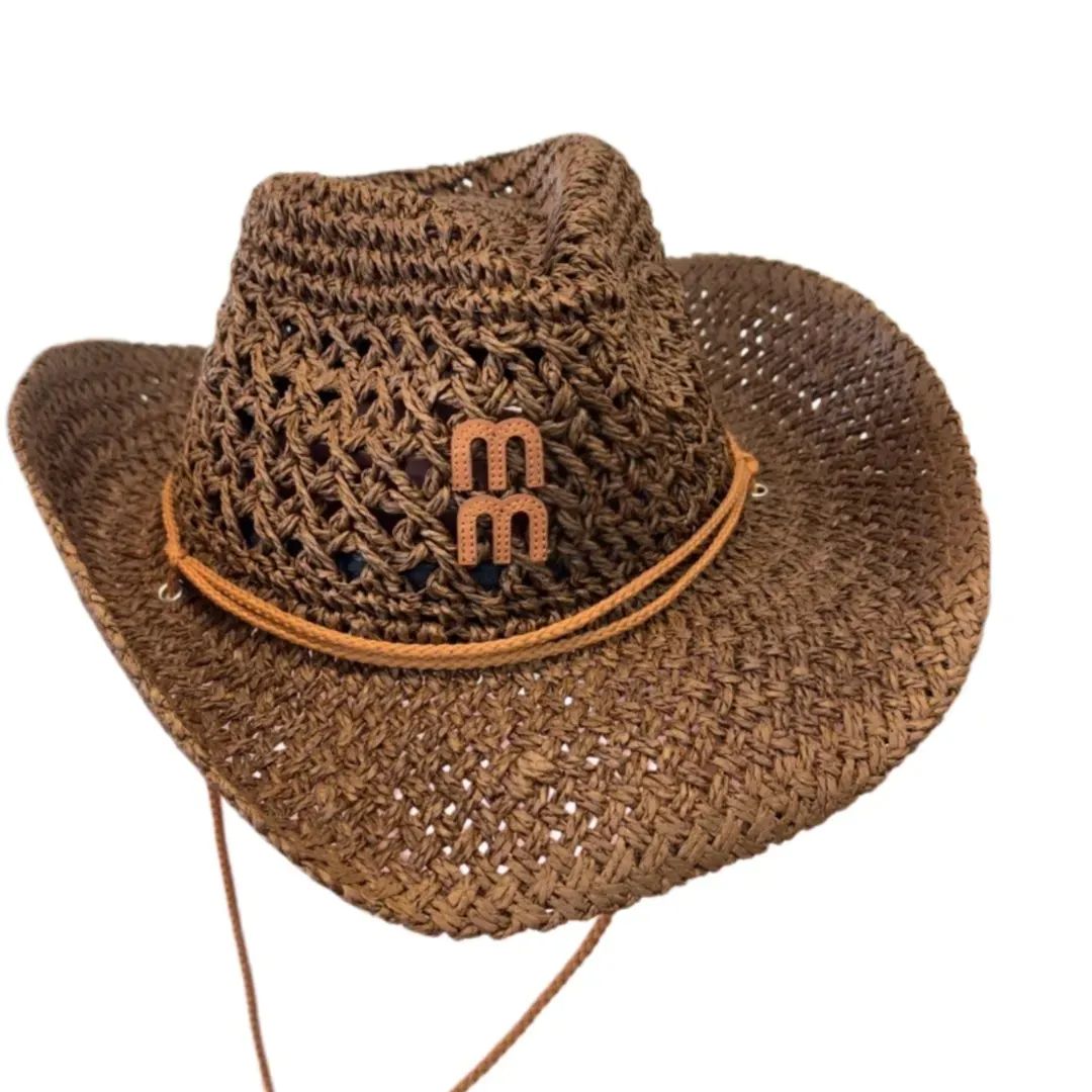 Designer Bucket Hat Summer Straw hat wide brim sun hat beach hat straw hat designers women designer hat for women prevent sun protection holiday hats - 5 of 7