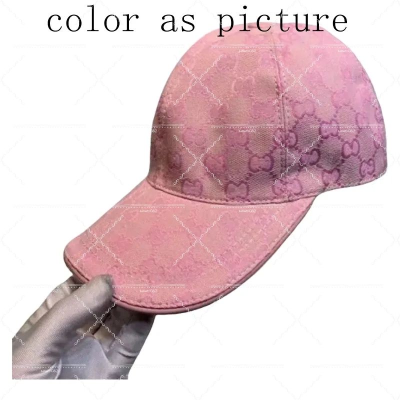 Top Quality Designer luxury baseball cap hat casquette caps pink hats canvas women casual fedora letter stripes gorras men designer - 2 of 3