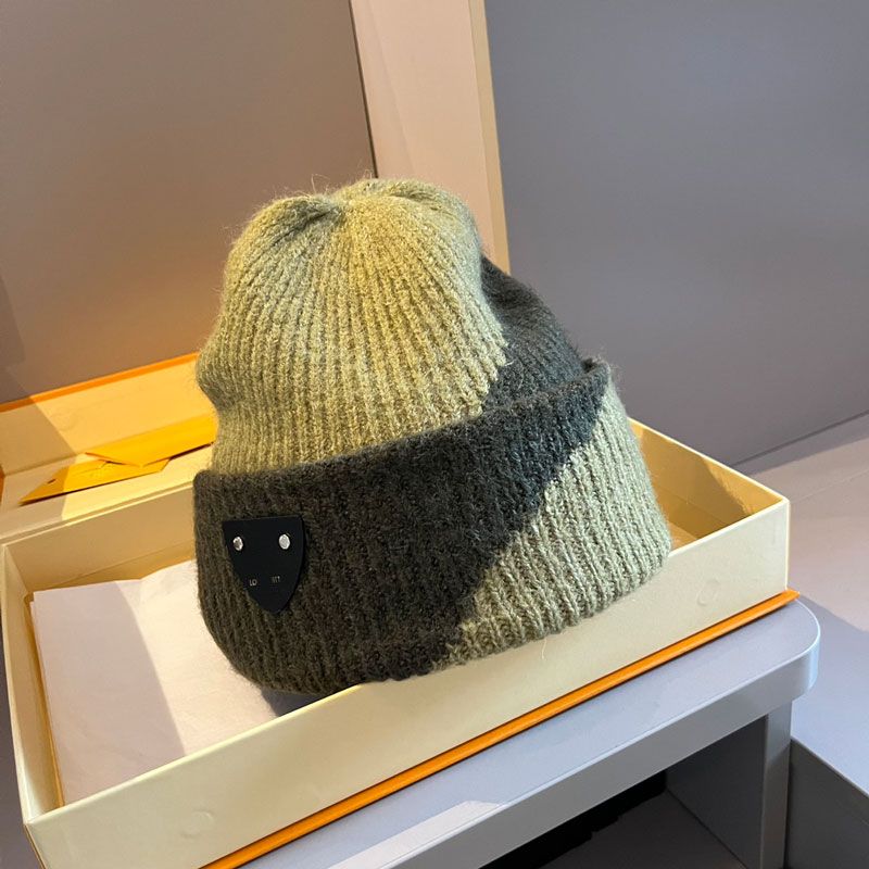 Designer Beanie For Women Luxury New Plaid Letter Knit Men Autumn Winter Wool Classic Stylish Versatile Warm Outdoor Ski Hat With Original Box - 7 of 7