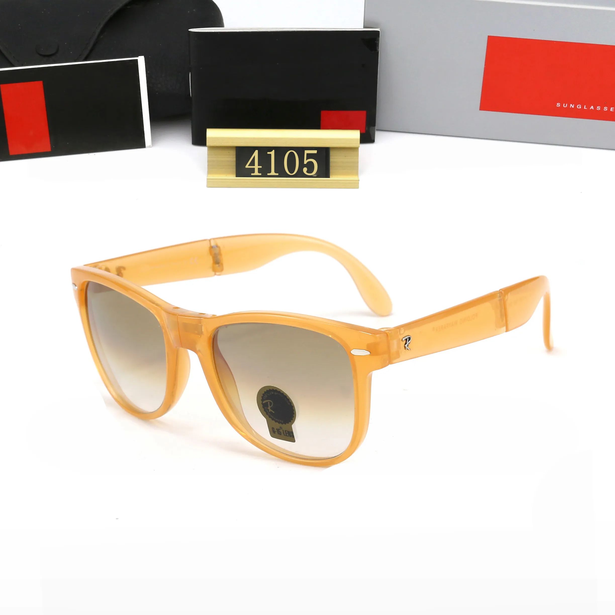 Luxury Foldable sunglasses High Quality Classic Brand Men Women Retro Sunglasses Designer Eyewear Designers portable Sun Glasses Travel sunshade shades 2026 - 7 of 7