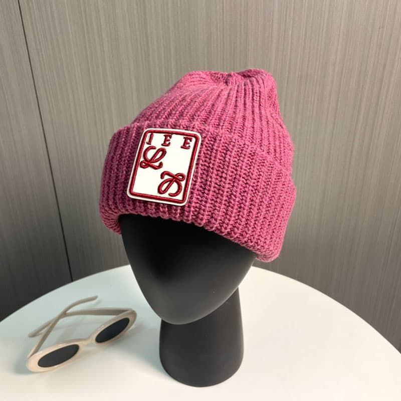 Luxury designer beanie solid colour women and men bonnet hat without brim bonnet classic letters fashionable multi-colour - 2 of 8