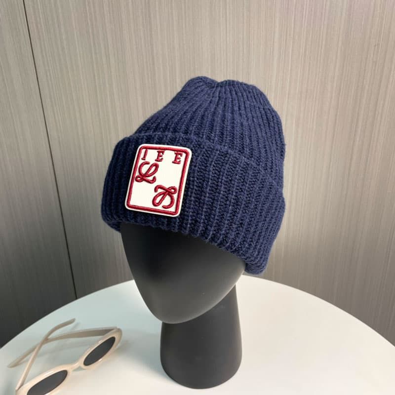 Luxury designer beanie solid colour women and men bonnet hat without brim bonnet classic letters fashionable multi-colour - 5 of 8