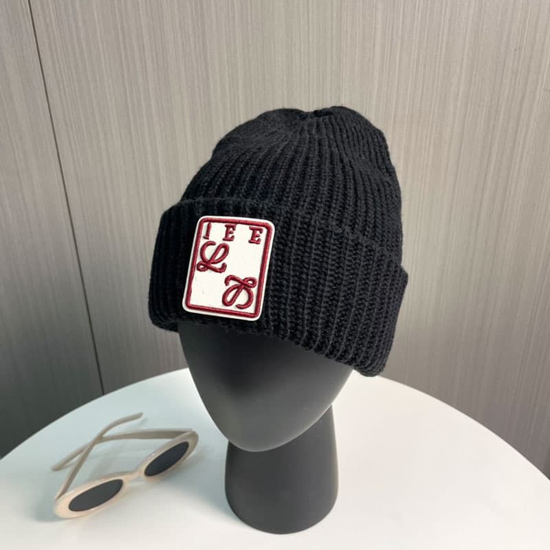 Luxury designer beanie solid colour women and men bonnet hat without brim bonnet classic letters fashionable multi-colour - 4 of 8