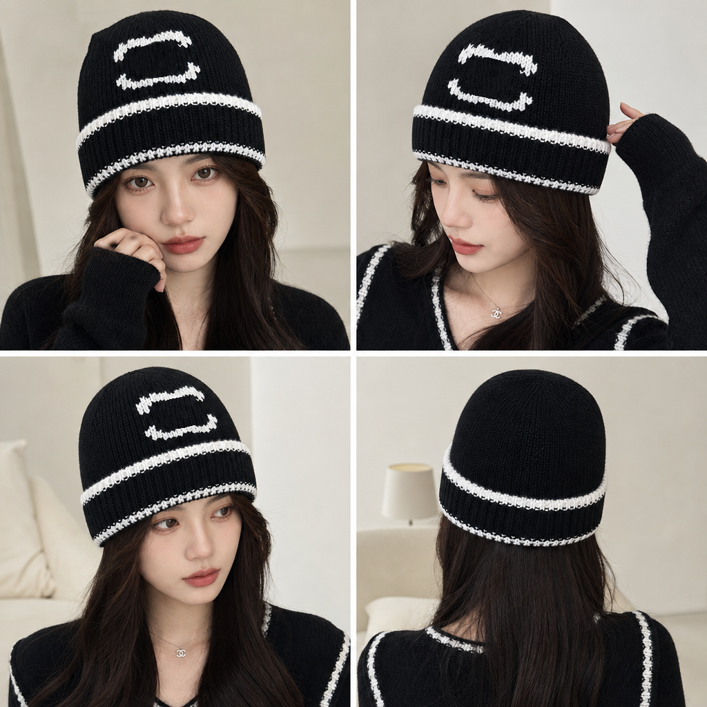 Winter Desingers Luxurys Women Men New Grid Letters Skull Caps Bonnet Hat Classic Beautiful Fashionable Autumn And Winter Wear Fashion Beanie Hats - 3 of 8
