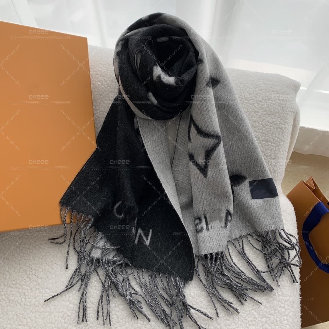 Cashmere Scarves Wool Scarf Women And Men Long Wrap Classic Plaid Silk Scarves Designer Winter Warm Scarf - 6 of 6