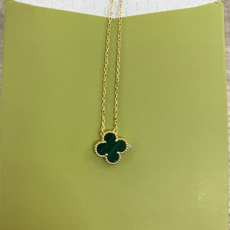 Classic Fashion Four Leaf Clover Designer Brand Luxury Women's Mother Of Pearl Necklace - 6 of 7