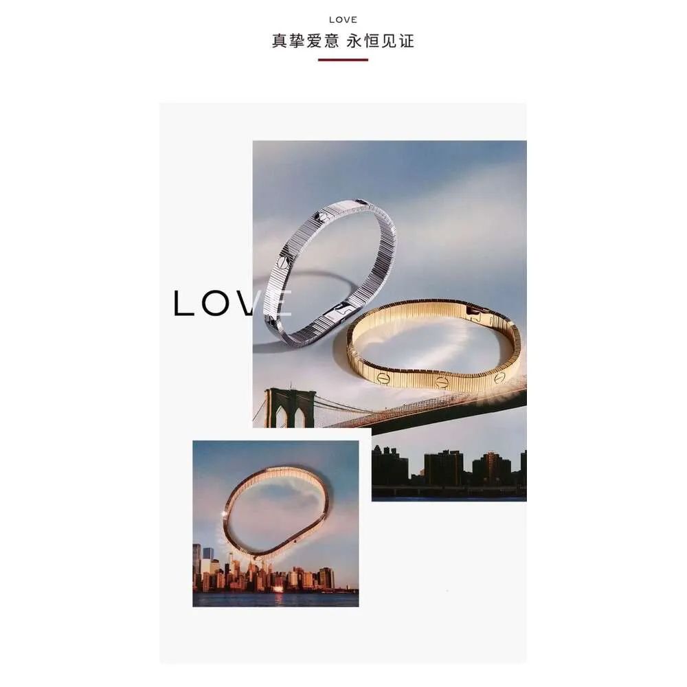 Luxury Bracelet New Arrival jewelry designer Flexible Wrist Band Bangle Have No Limits Screw Stripes for Women Men Jewelry Gifts - 6 of 6