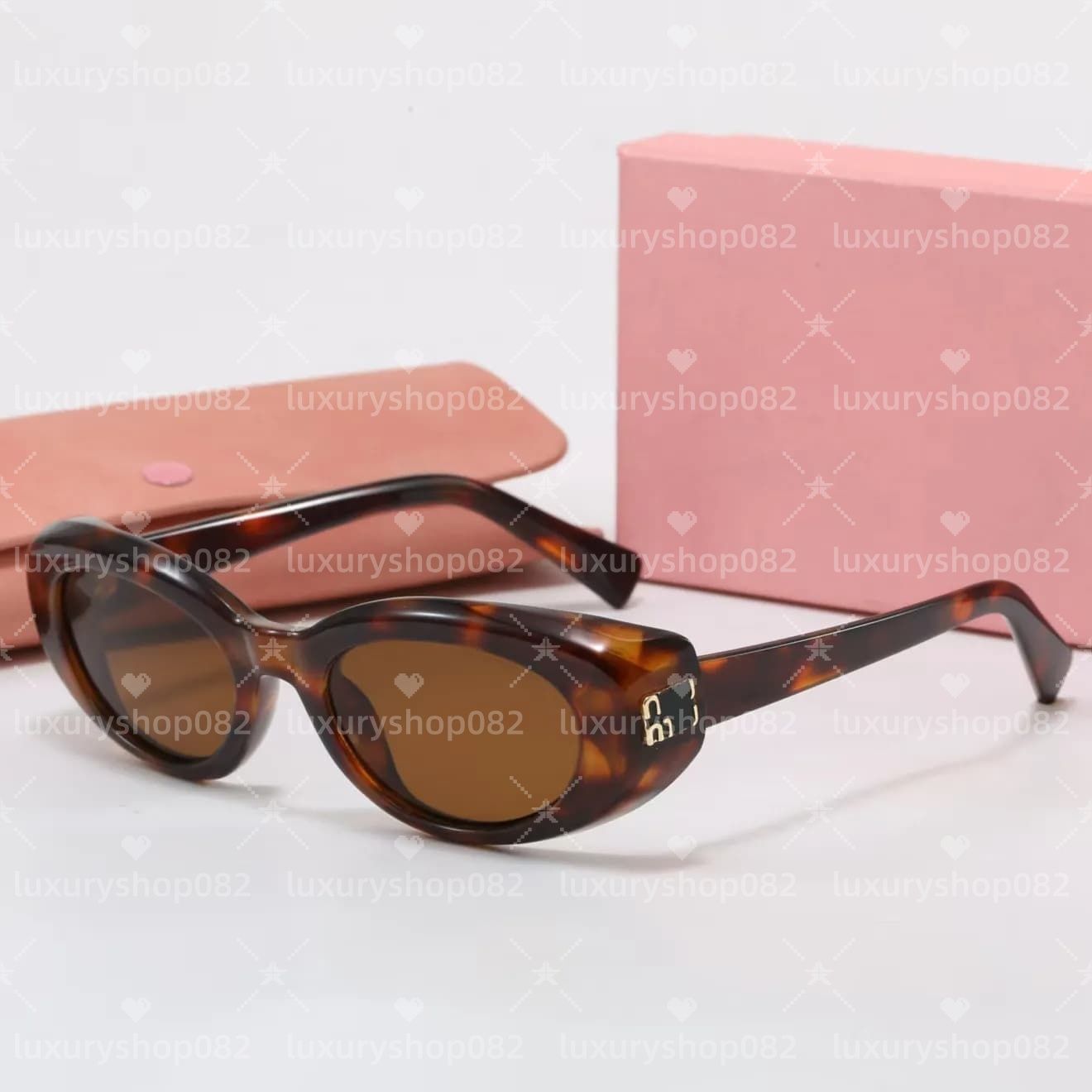 MU Sunglasses for women fashion Mens sun designer luxury sunmer beach Oval Frame sunglasses black gold UV400 outdoor google glasses 2026 - 3 of 8