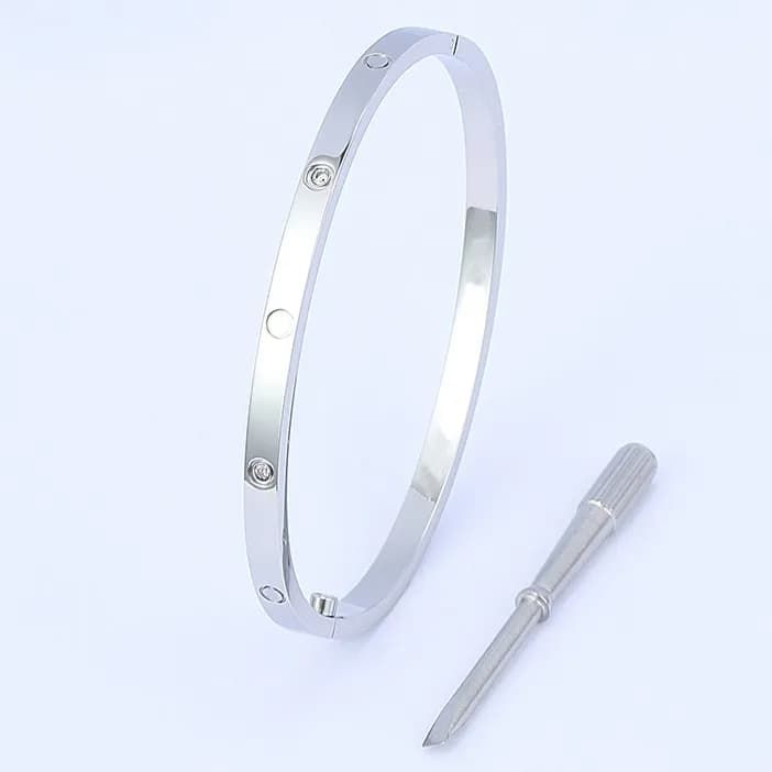 Luxurys designer Bracelet Bangle classic screwdriver designers bracelet For Women Fashions Jewelry Charm with diamond Jewelrys Trendy fashion Accessories - 3 of 4