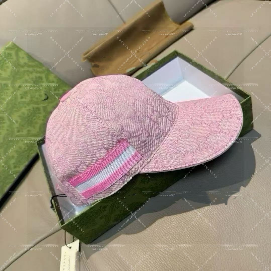 Designer luxury baseball caps High Quality pink hats canvas hat women casquette casual fedora letter stripes gorras men designer cap popular fashion 2026 - 5 of 5