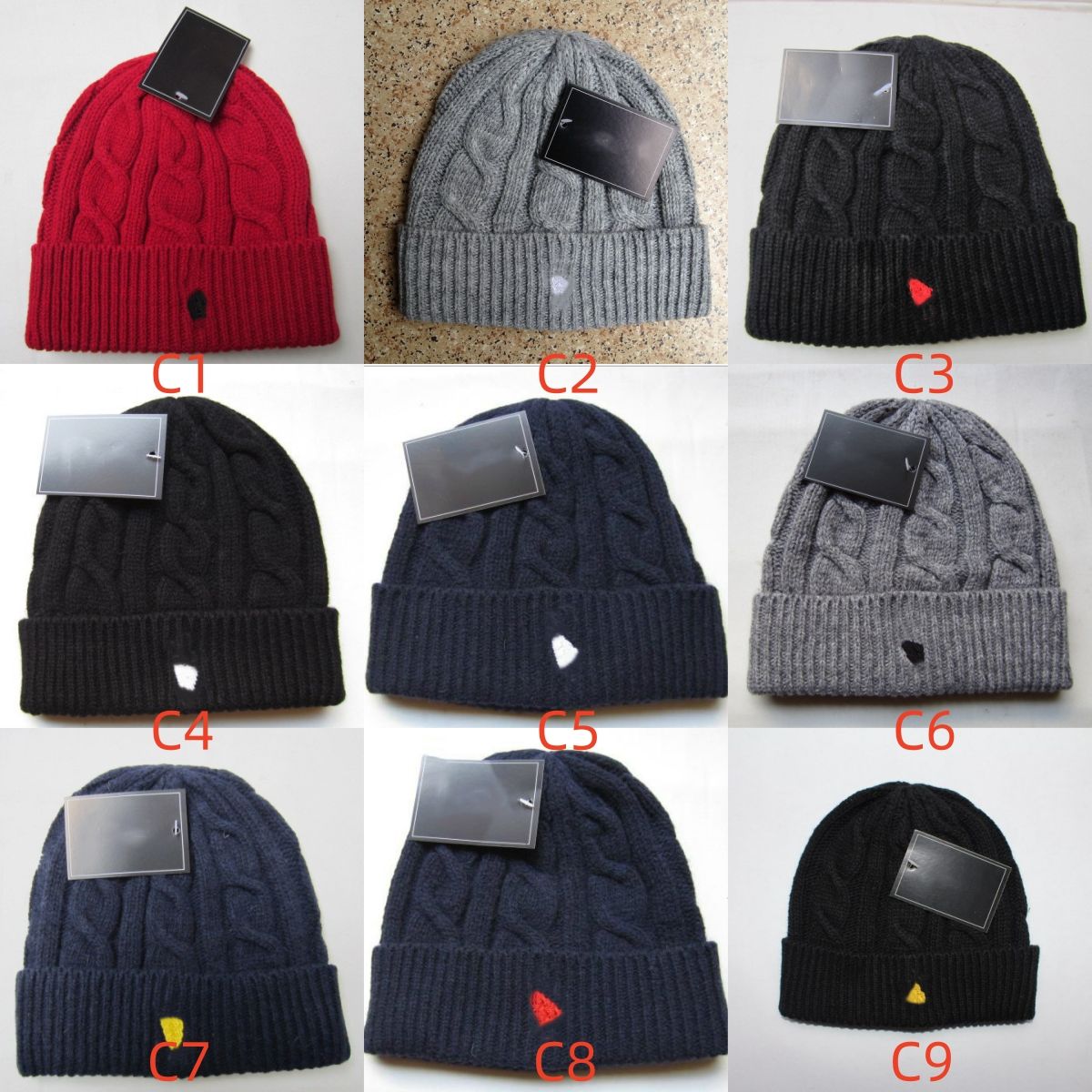 Designer Beanie Hats men Knitting Warm Winter Beanies Brand Knitted Cap 9 Color Unisex Knit Hat for Men Women bonnet Multiple Shades - 5 of 8