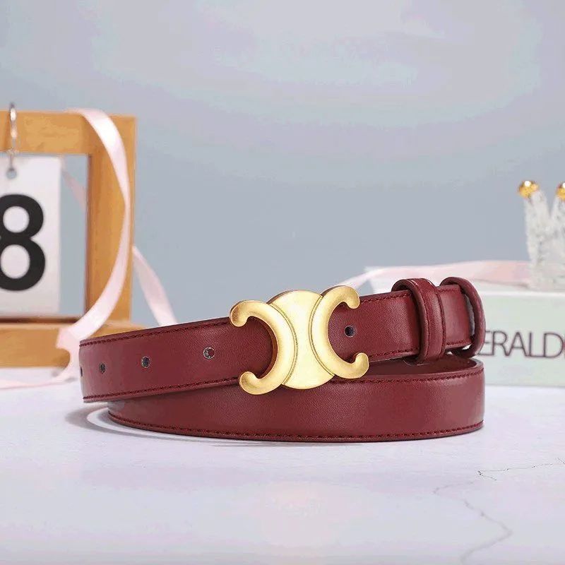 Designer belts for women And men belt Designer High-end Women's Needle Buckle Thin Waist Leather Fashion Belt 90CM-115CM - 3 of 6