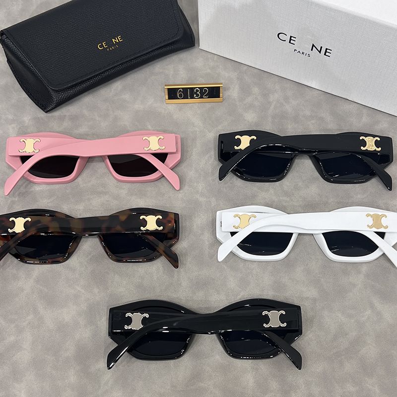 Designer polygon fashion vintage sunglasses for women men classic casual gift Beach shading UV protection polarized glasses with box - 5 of 8