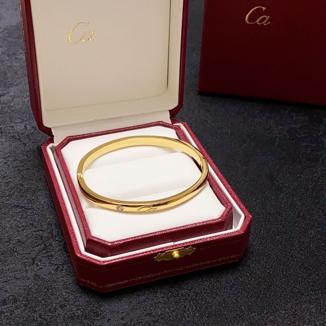 Bracelet Carve Letters Gold Sliver Bracelet Designer For Women Luxury Jewelry Couple Style For Women Wedding Good - 3 of 8