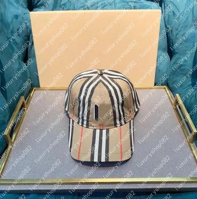 Fashion New Designer Classic Baseball For Men Women High End Cap Retro Plaid Letter Caps Sun Bucket Hat - 1 of 4