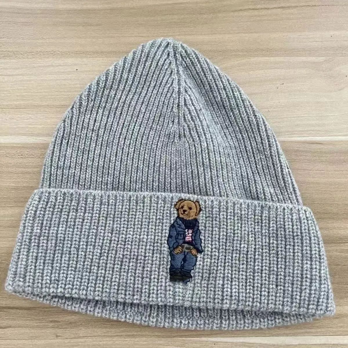 Luxury Designer Polo Letter Beanie Knitted Hat Embroidered Hats - 5 of 8