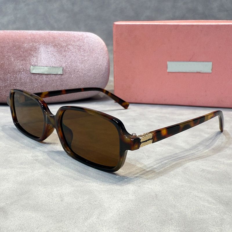 MU IU Designer sunglasses for women Women's Oval Sunglasses Fashion Outdoor Eternal Classic Style Eyewear Multi-style full-frame spectacles nice - 8 of 8