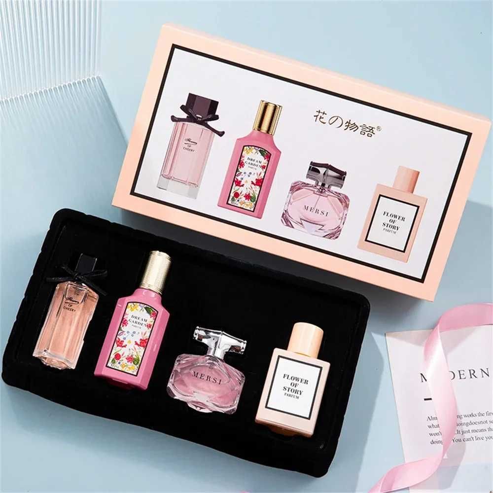 Elegant Perfume Gift Set Women | Four Floral Fragrances For Feminine Charm H260206 - 2 of 6