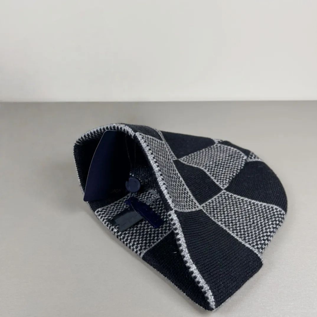 grey beanie bonnet designer beanie hat beanies hats beanie designer hat winter hat beanie luxury mens beanie winter skull cap bobble hat polo beanie - 2 of 3