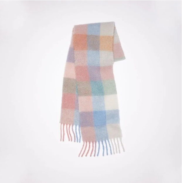 Designer Cashmere Scarf Men Letter Pattern Pashmina Shawl Scarves Classic Women Fashion Scarf Plaid Thick Wraps Lady Tassel Colorblocking - 3 of 4