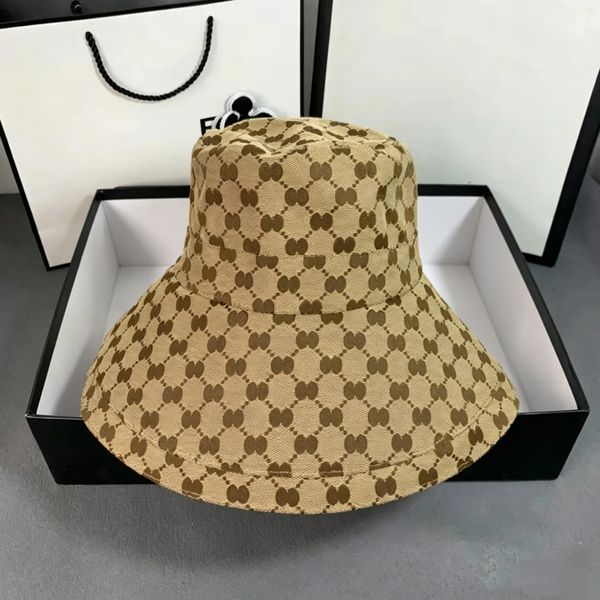 Designer Bucket Hat Wide Brim Hats Solid Color Letter Sunhats Fashion Party Trend Travel High Quality Hundred Hat Top - Fashion Accessories - luxurygoodsales