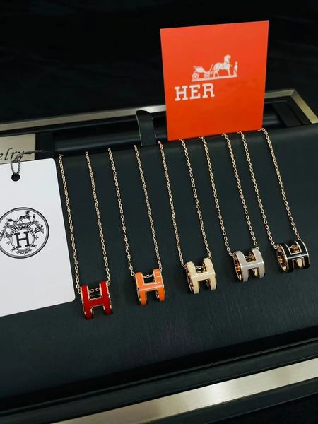 H Designer Necklace Classic Luxury Pendant Necklaces Women Letter Necklace Designer Jewelry Holiday Gift AA - Jewelry - luxurygoodsales