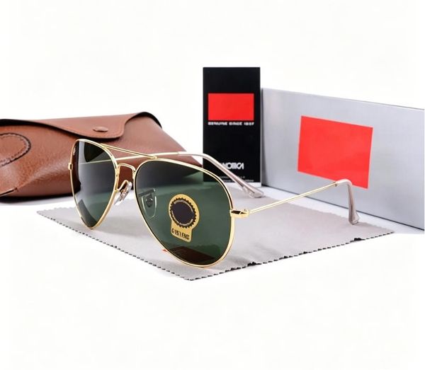 Sunglasses High Quality 3026 For Women Luxury Pilot Classic Men's Designer Eyeglasses 2026 Summer sun glasses with Case - Fashion Accessories - luxurygoodsales