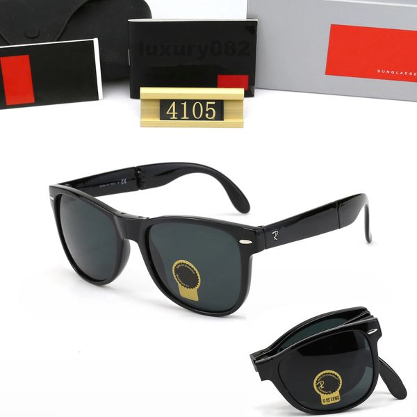Luxury Foldable sunglasses High Quality Classic Brand Men Women Retro Sunglasses Designer Eyewear Designers portable Sun Glasses Travel sunshade shades 2026 - Fashion Accessories - luxurygoodsales