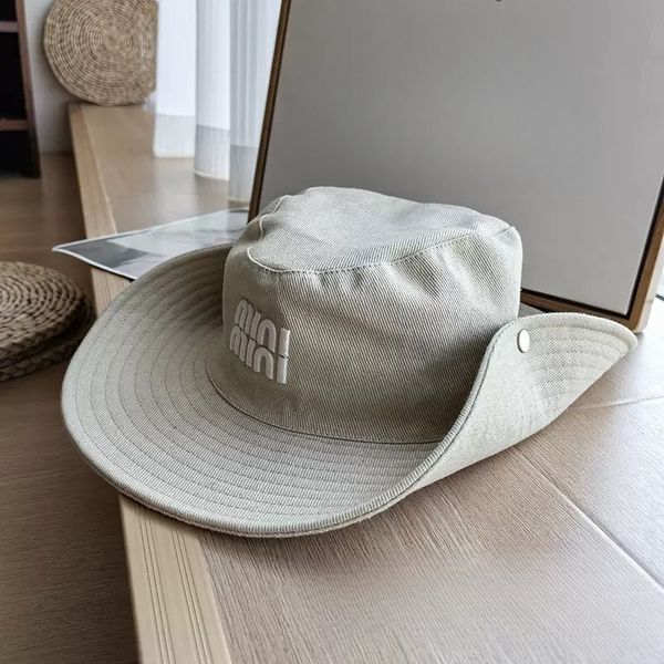 Designer Foldable Wide Edge Women's Classic Brand Fashion Embroidered Beach Snap on Outdoor Cowboy Sunscreen High Quality Top mens Fishing Hat AA6 - Fashion Accessories - luxurygoodsales